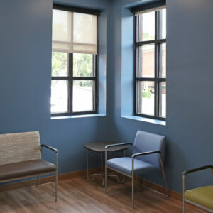 The Waiting Room Inside The Screening And Prevention Annex (SPA).