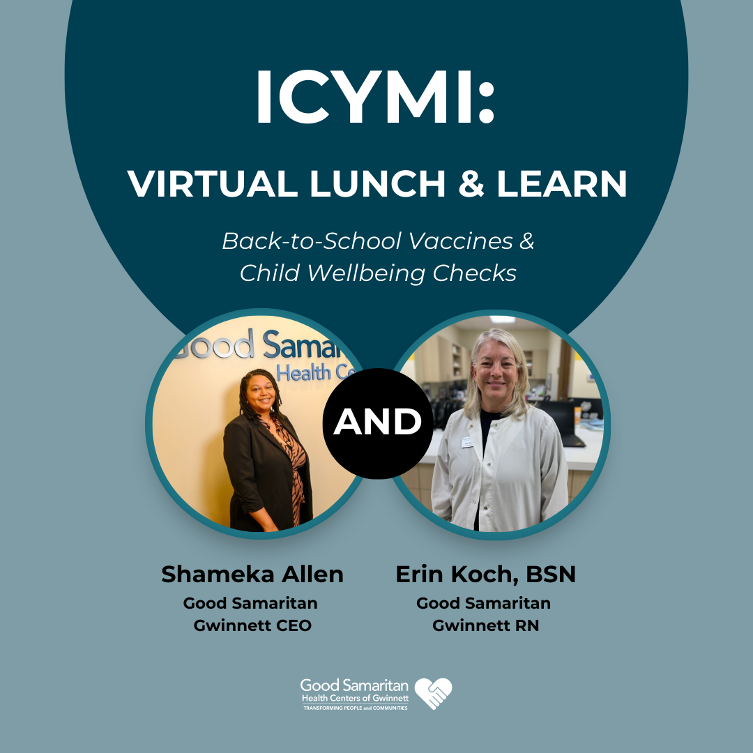 Virtual Lunch And Learn: Back-to-School Vaccines & Child Wellbeing Checks