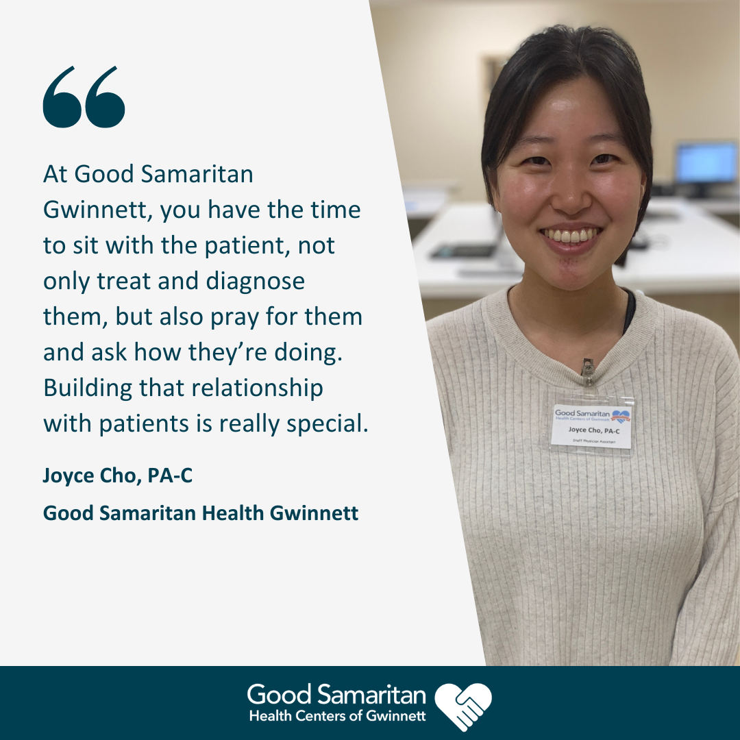 Introducing Joyce Cho, PA-C: From PA Student To Full-Time Provider At Good Samaritan Gwinnett